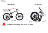 26" Begasso Foldable Bicycle