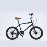 22 Inch Mini Velo [Black] Bicycle (With 7 Speed)