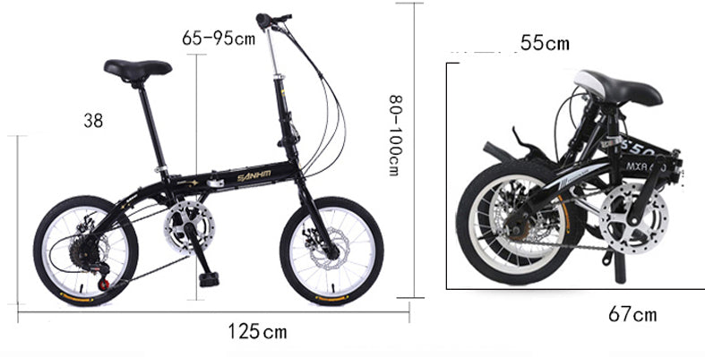 Sanam foldable bike sale